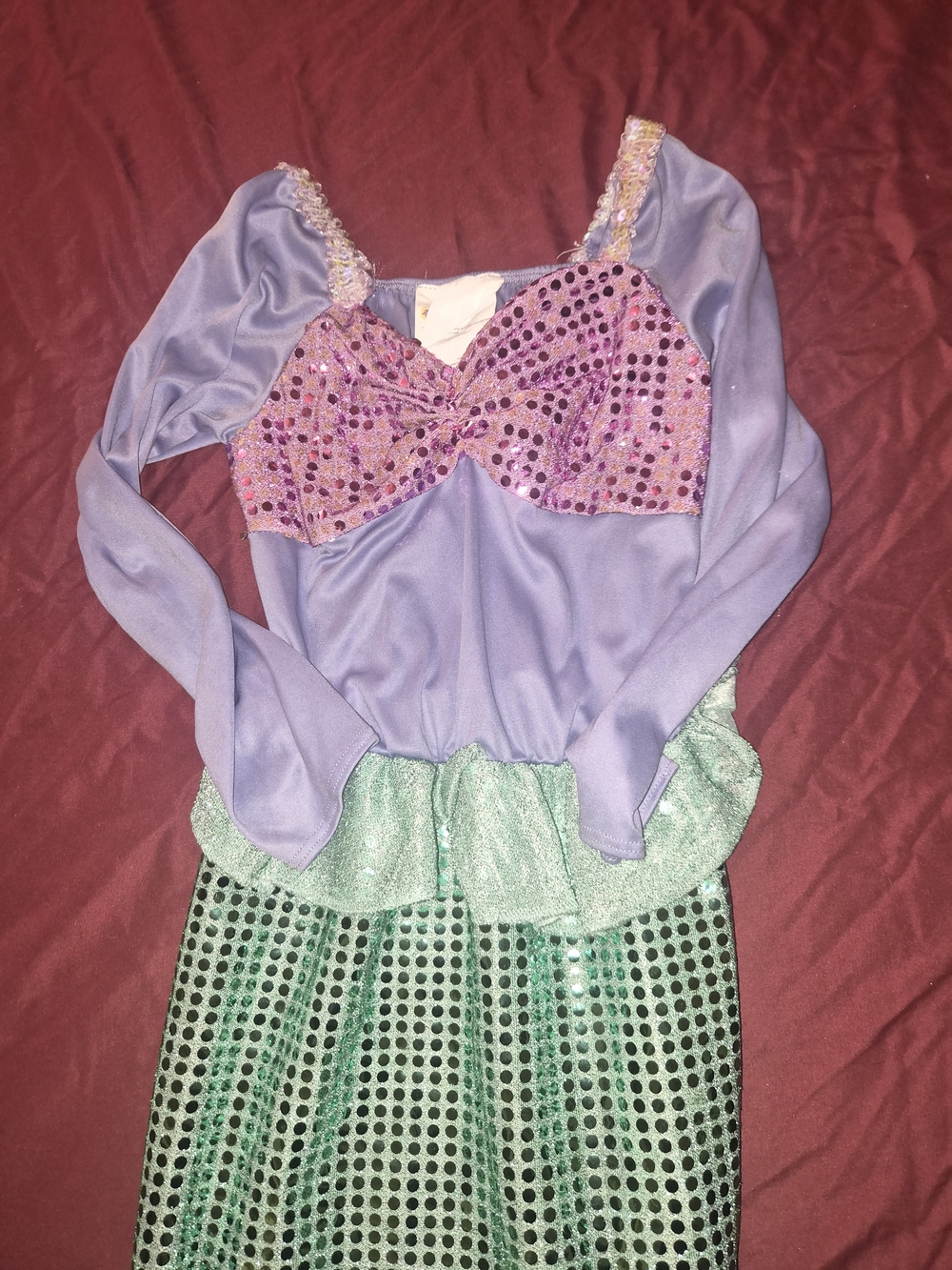 California Costumes Little Mermaid Ariel Costume Girls 8-10 Medium Plus Sequin